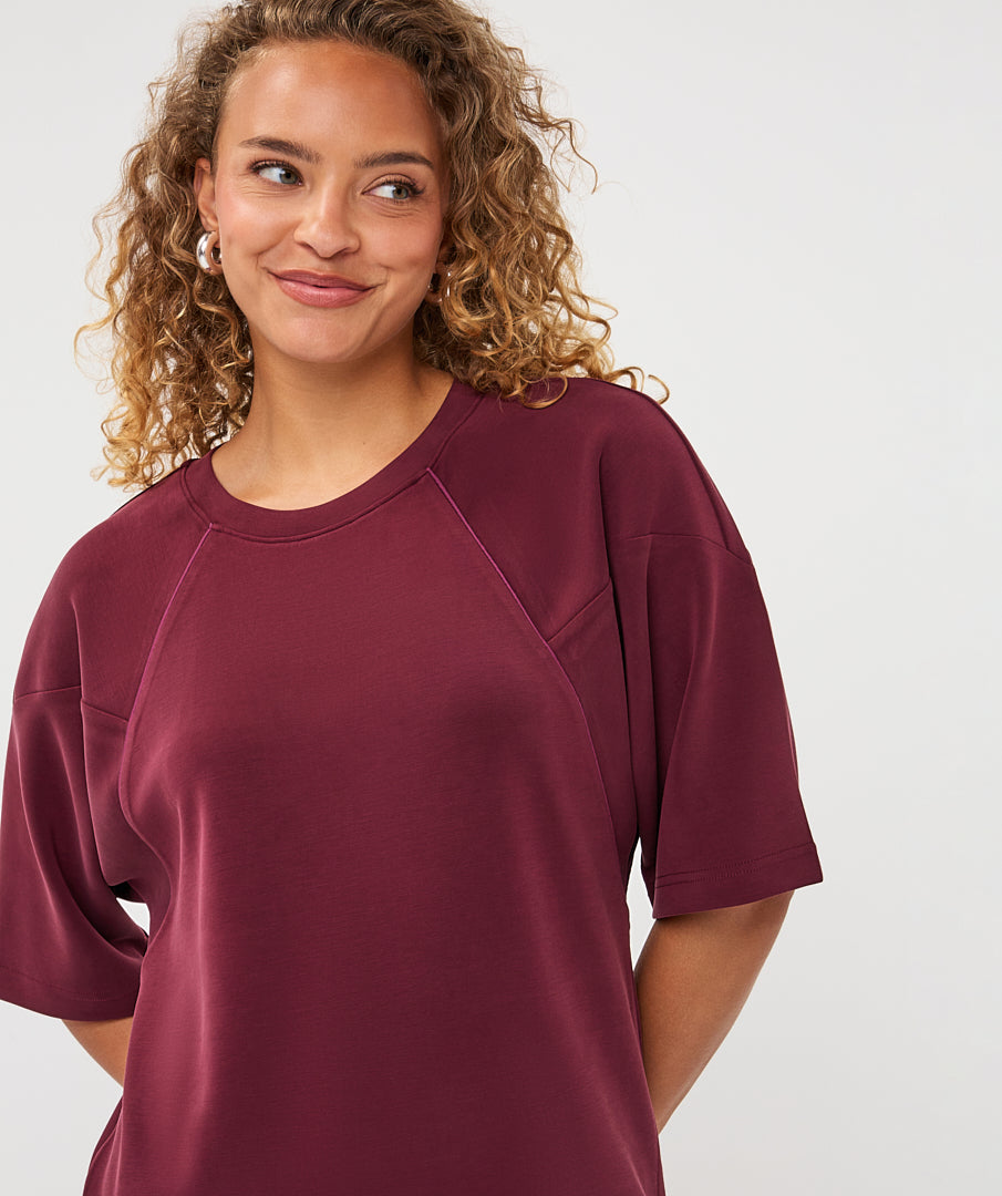 Jurk Esqualo modal - Merlot