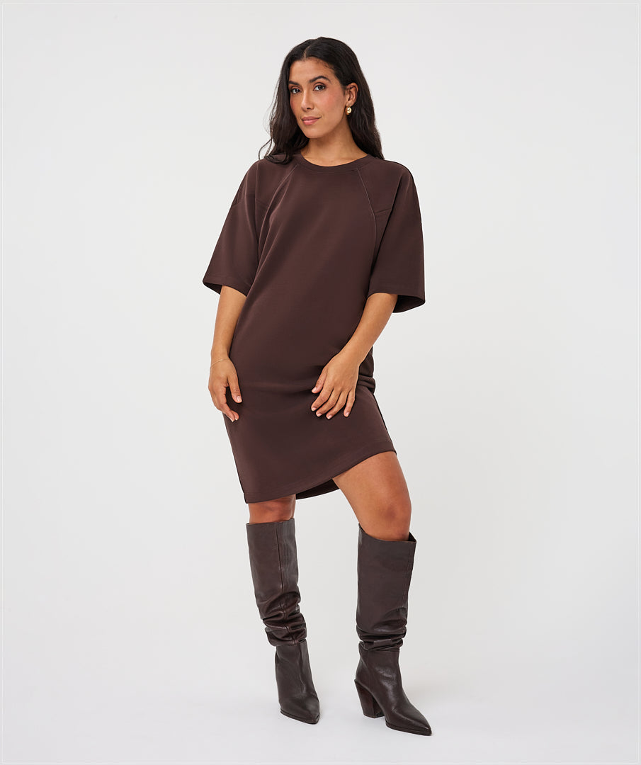 Jurk Esqualo Modal - Cacao