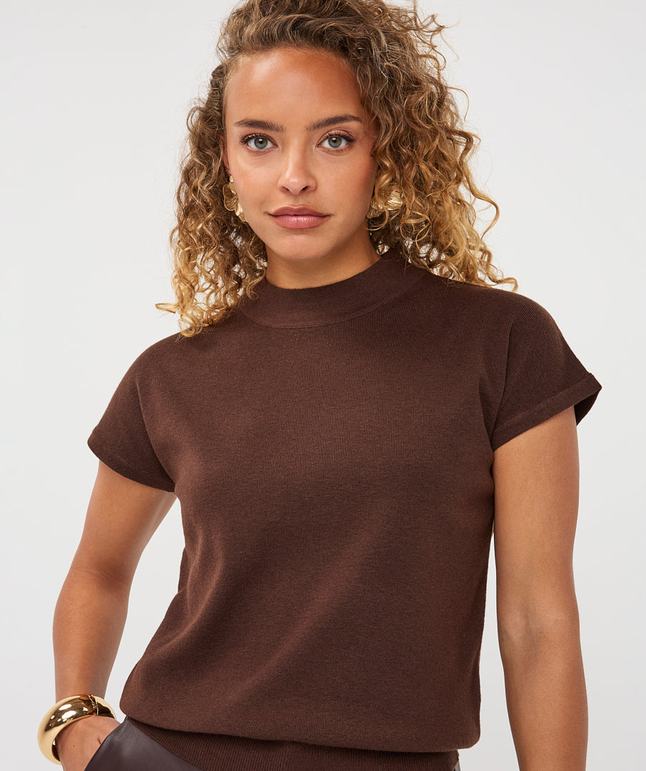 Trui Esqualo batwing - cacao