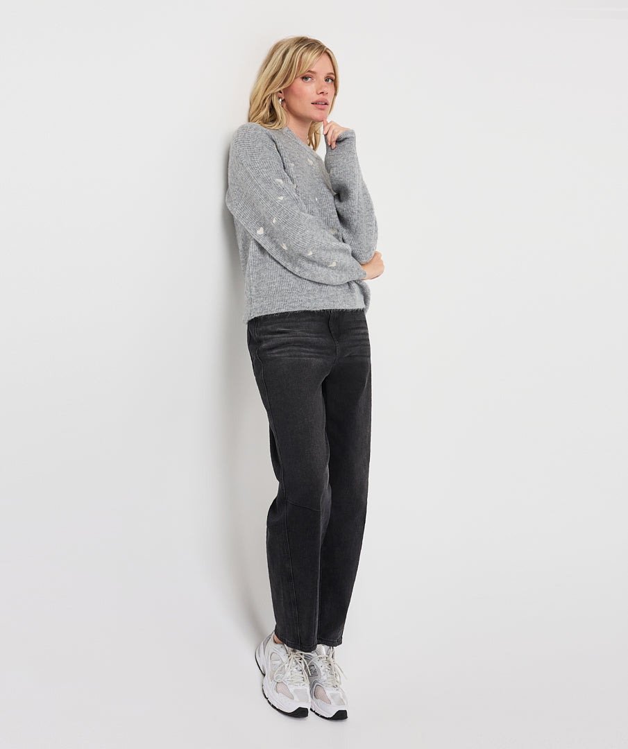 Trui Esqualo hearts - Grey