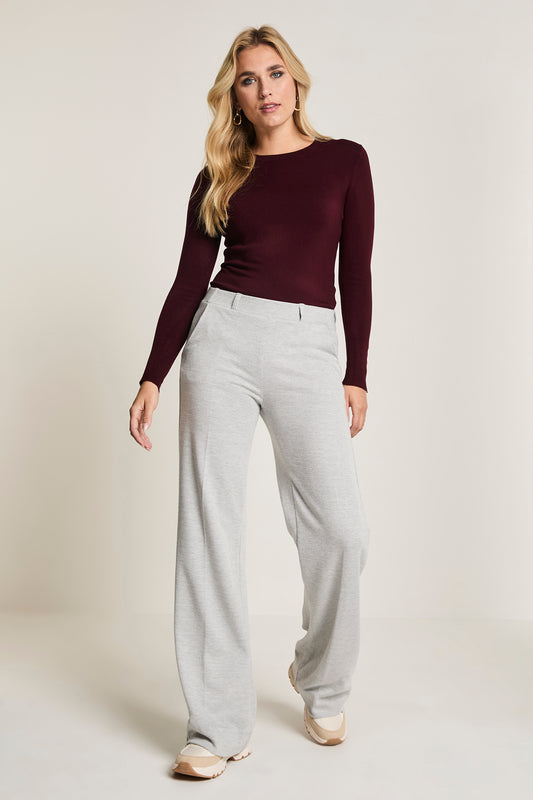 Broek Para Mi Mira (elastic) knitted jacquards - Zigzag grey