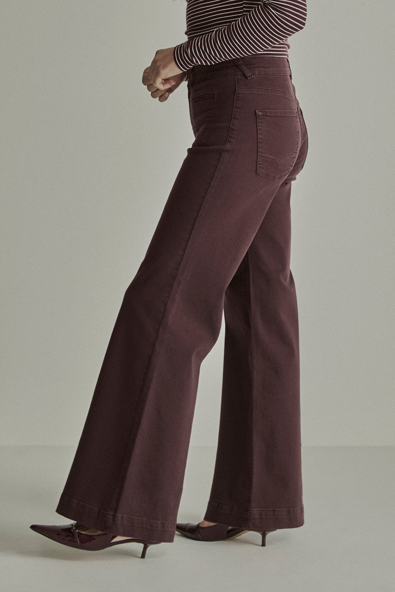 Broek Para Mi Sharon (pocket) wonder comfort - Bugundy red