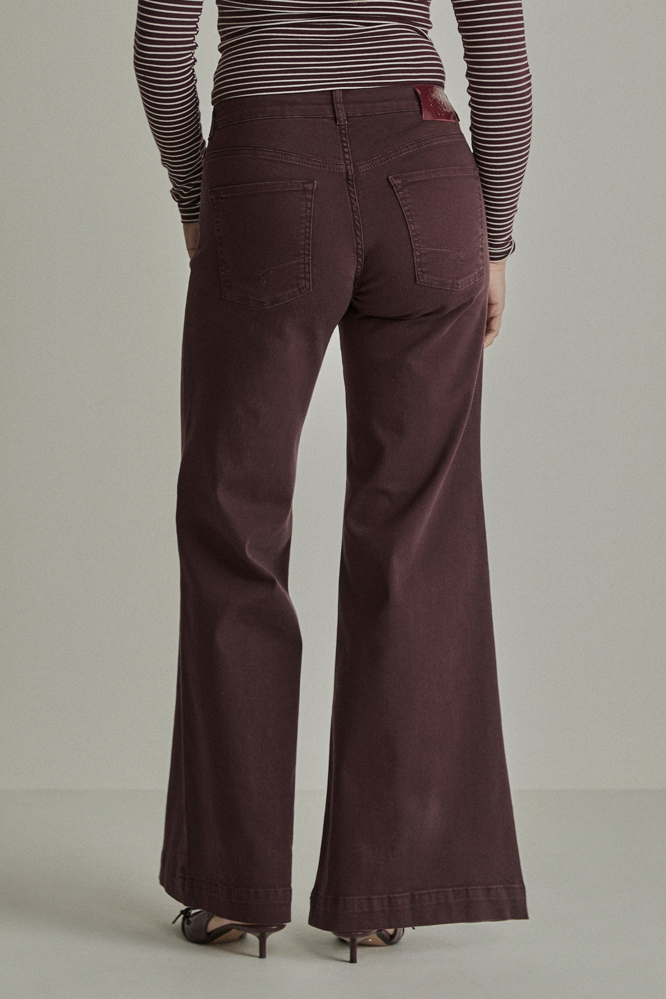 Broek Para Mi Sharon (pocket) wonder comfort - Bugundy red