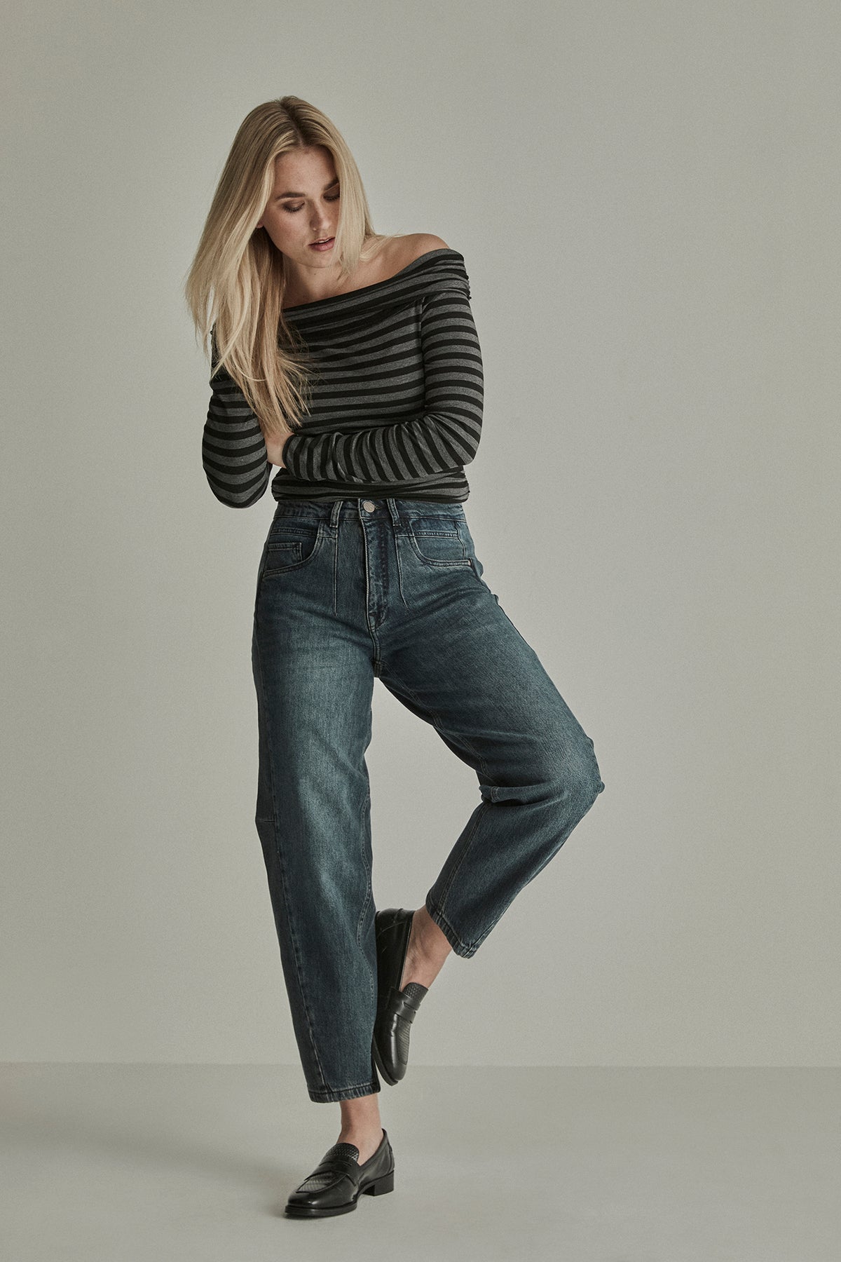 Broek Para Mi COCO barrel - Cacao blue