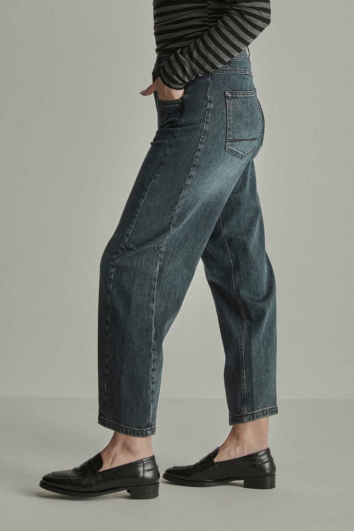 Broek Para Mi COCO barrel - Cacao blue