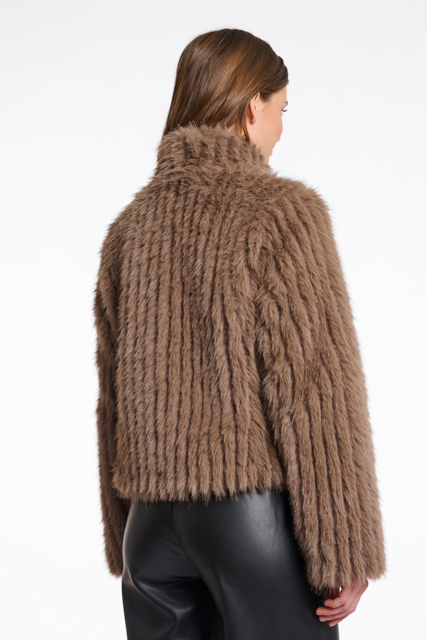 Jas Rino&Pelle Faith jacket with closure - Toffee