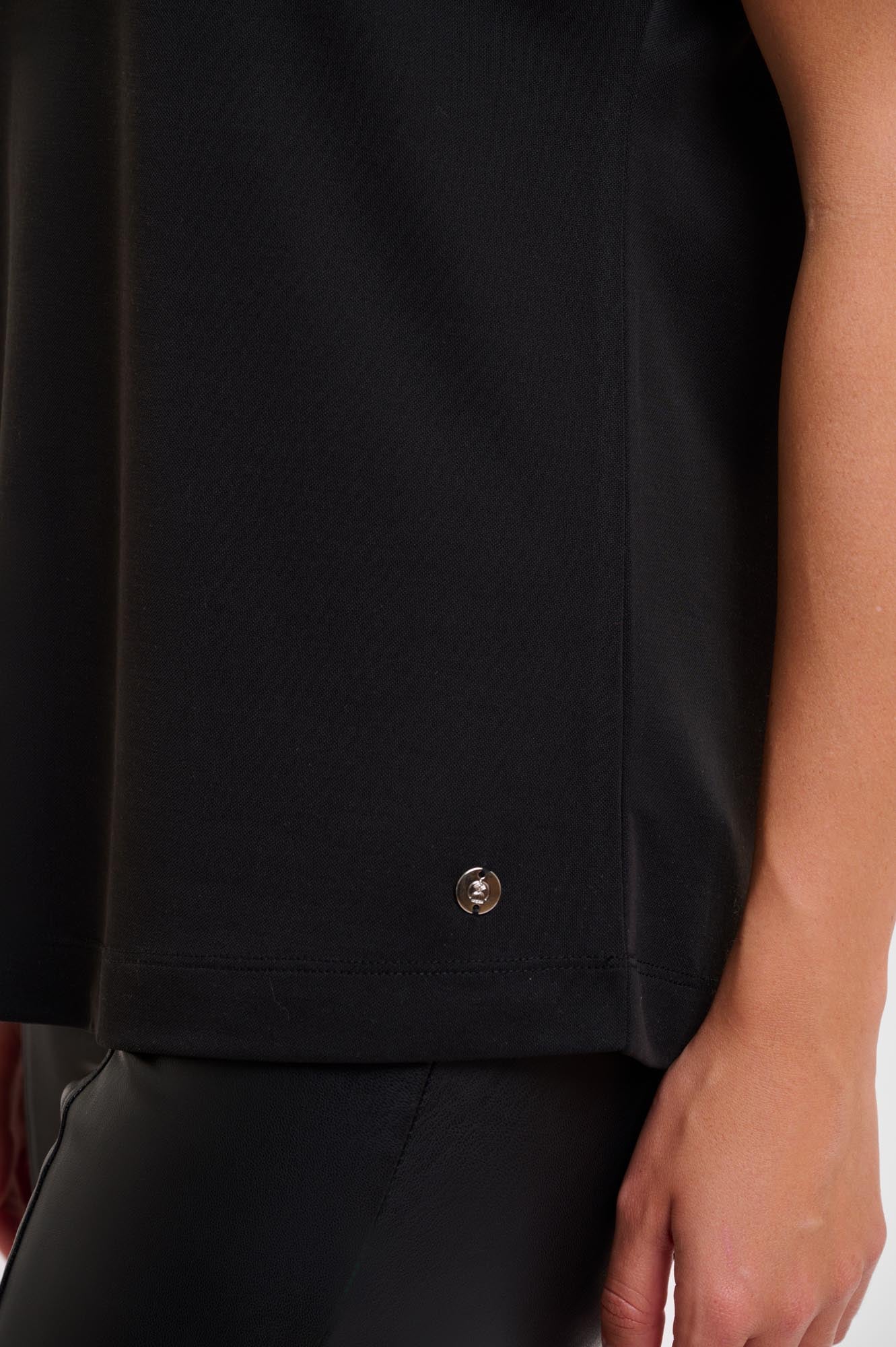Top Rino&Pelle Faiya short sleeve - Black
