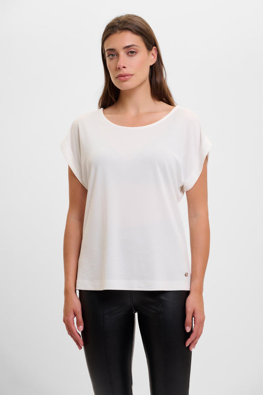 Top Rino&Pelle Faiya short sleeve - Snow white