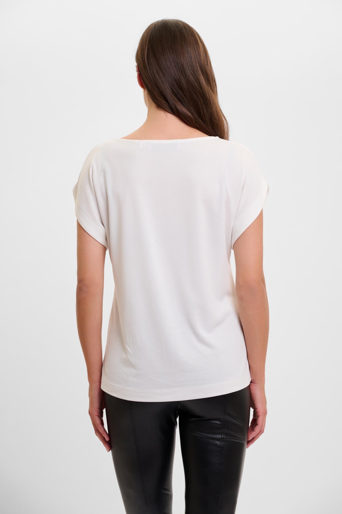 Top Rino&Pelle Faiya short sleeve - Snow white