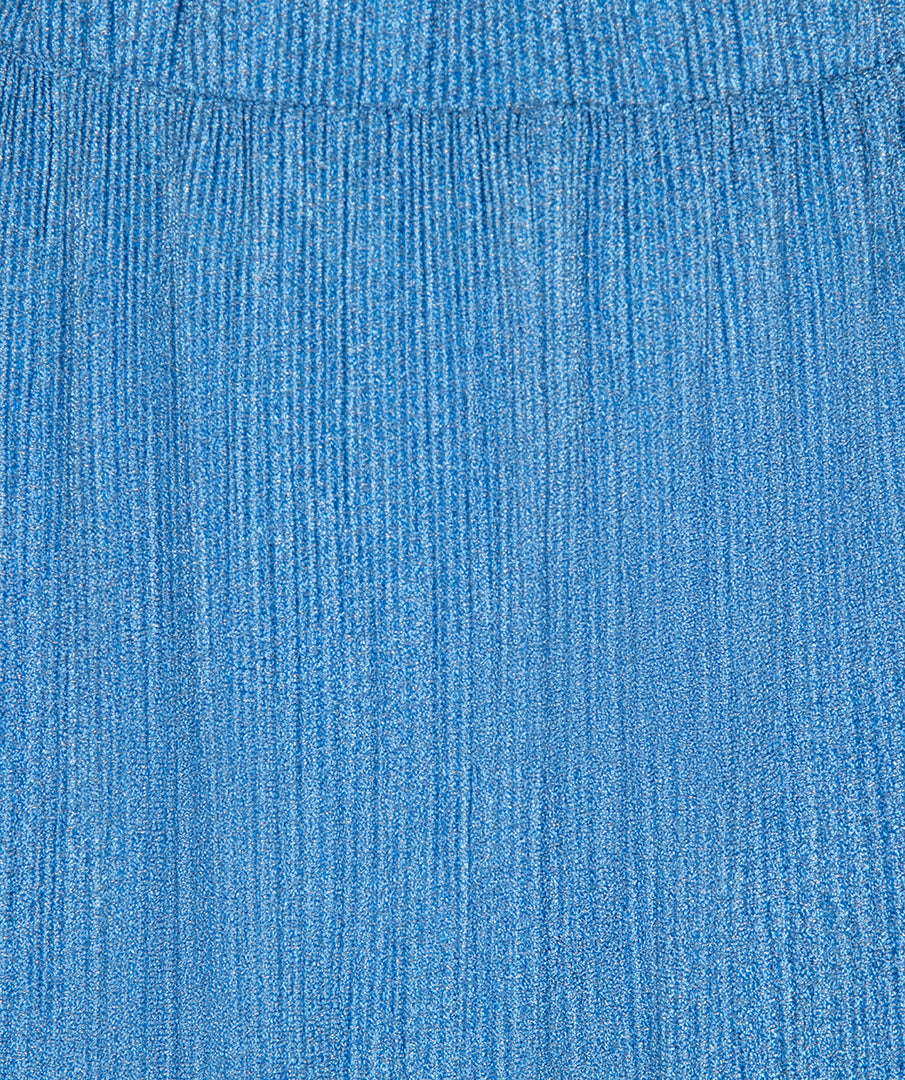 Broek Esqualo plisse glitter - Light blue