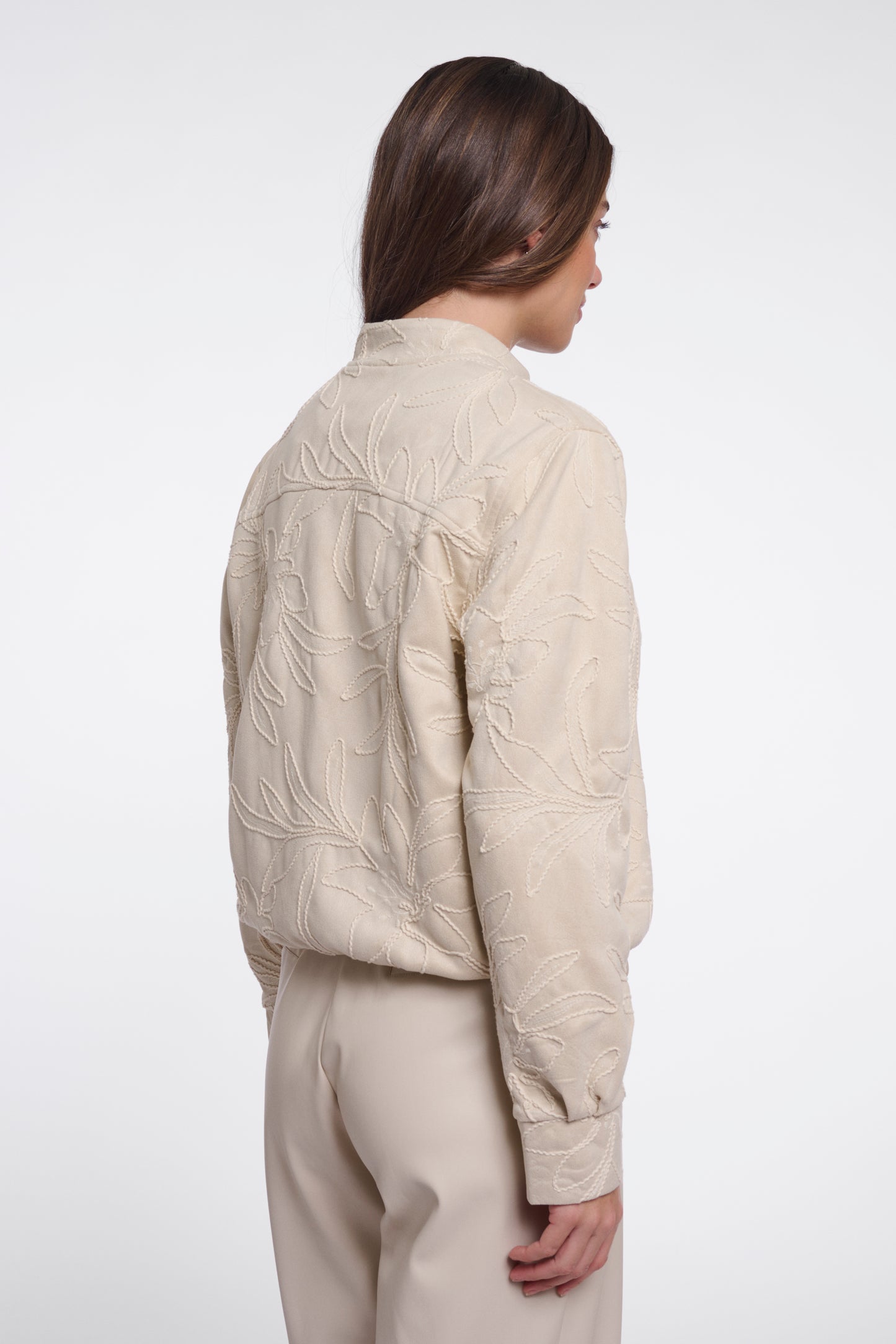 Jasje Rino&Pelle Henne jacket with zipper closure - Birch
