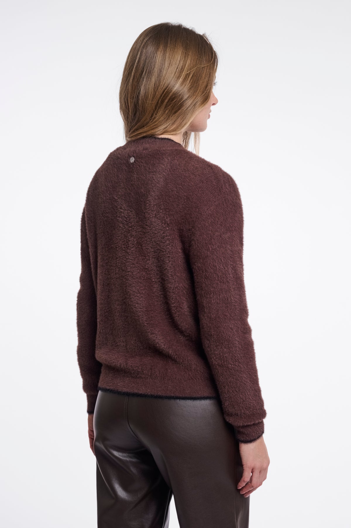 Cardigan Rino&Pelle Iqra - Coffee black