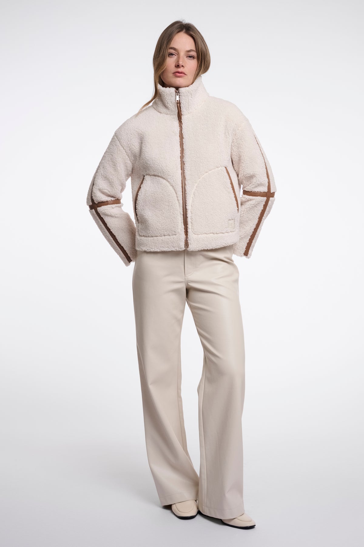 Jas Rino&Pelle Jaydee with zip closure - Birch