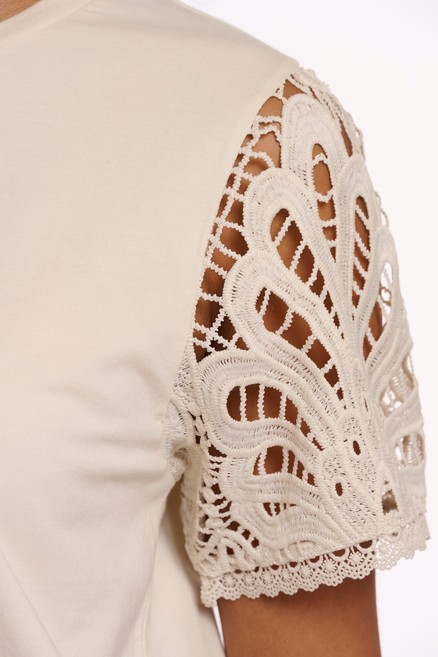 Top Rino&Pelle Joney short sleeve - Birch