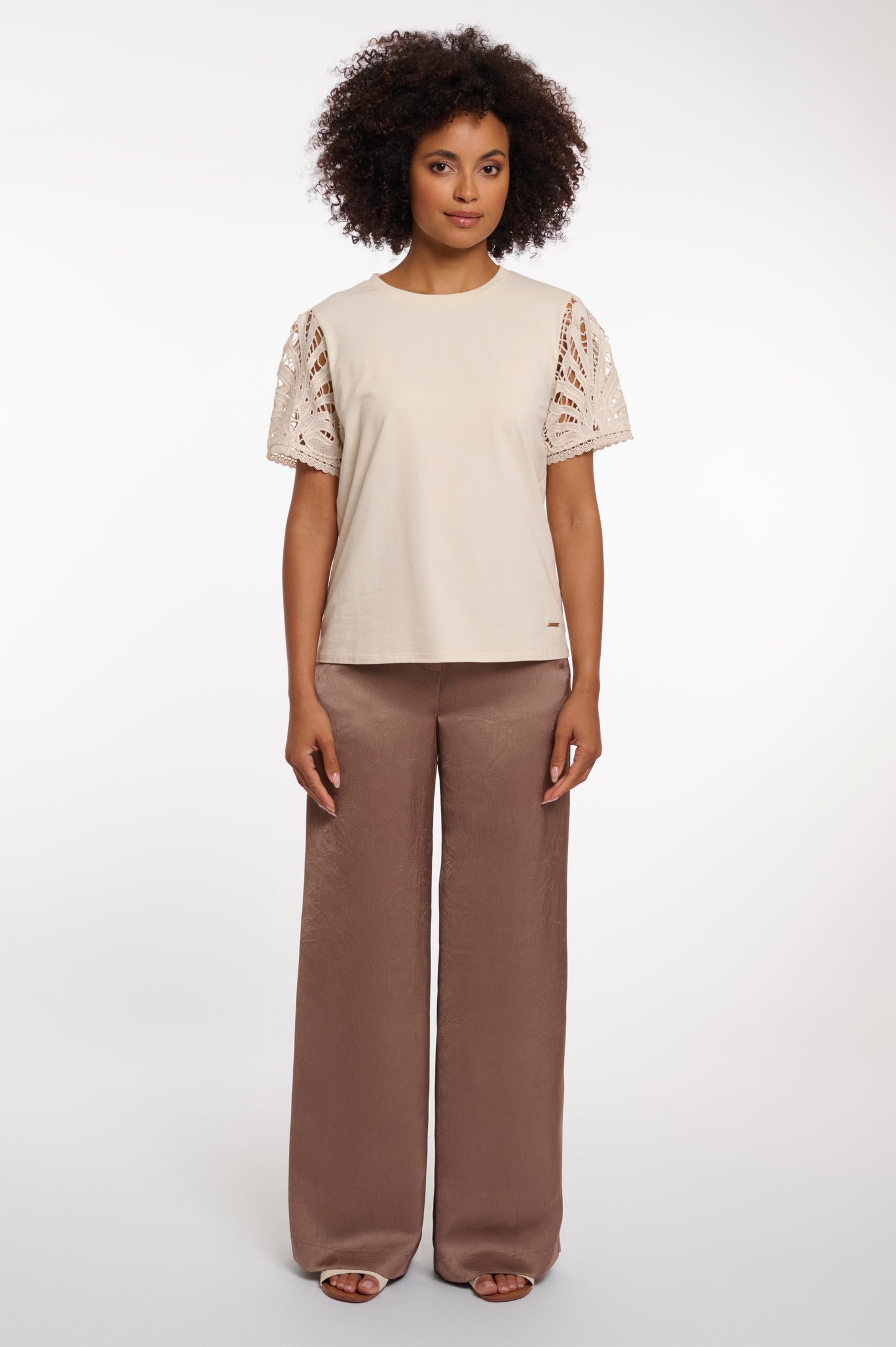 Top Rino&Pelle Joney short sleeve - Birch