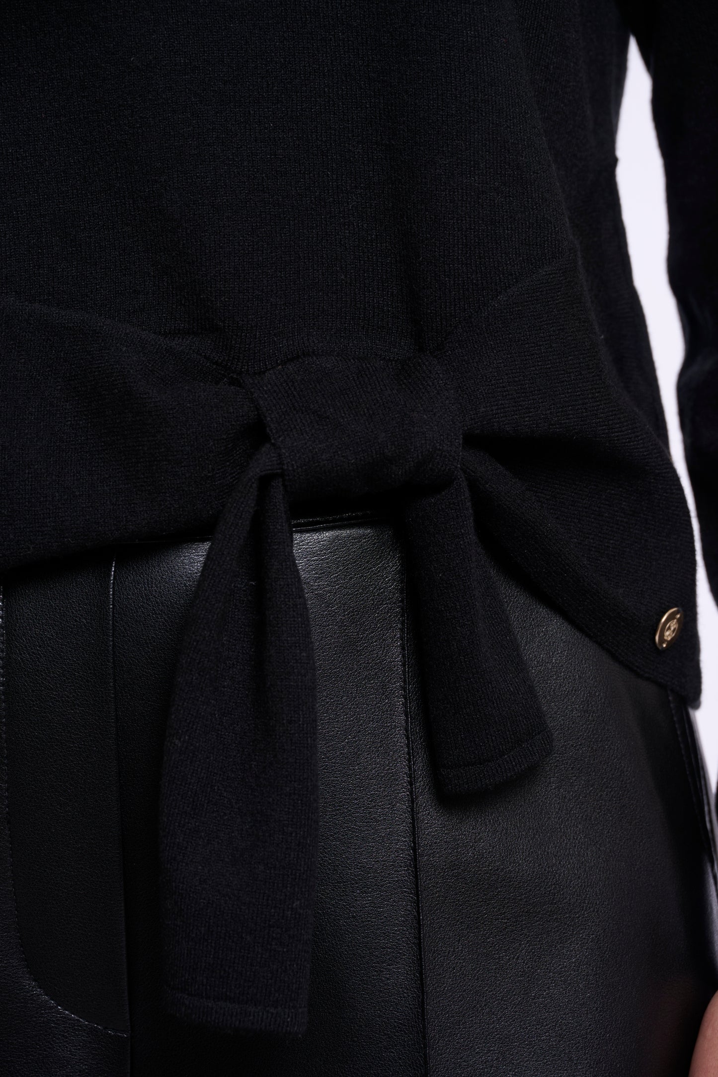 Pullover Rino&Pelle Kuro crew neck - Black