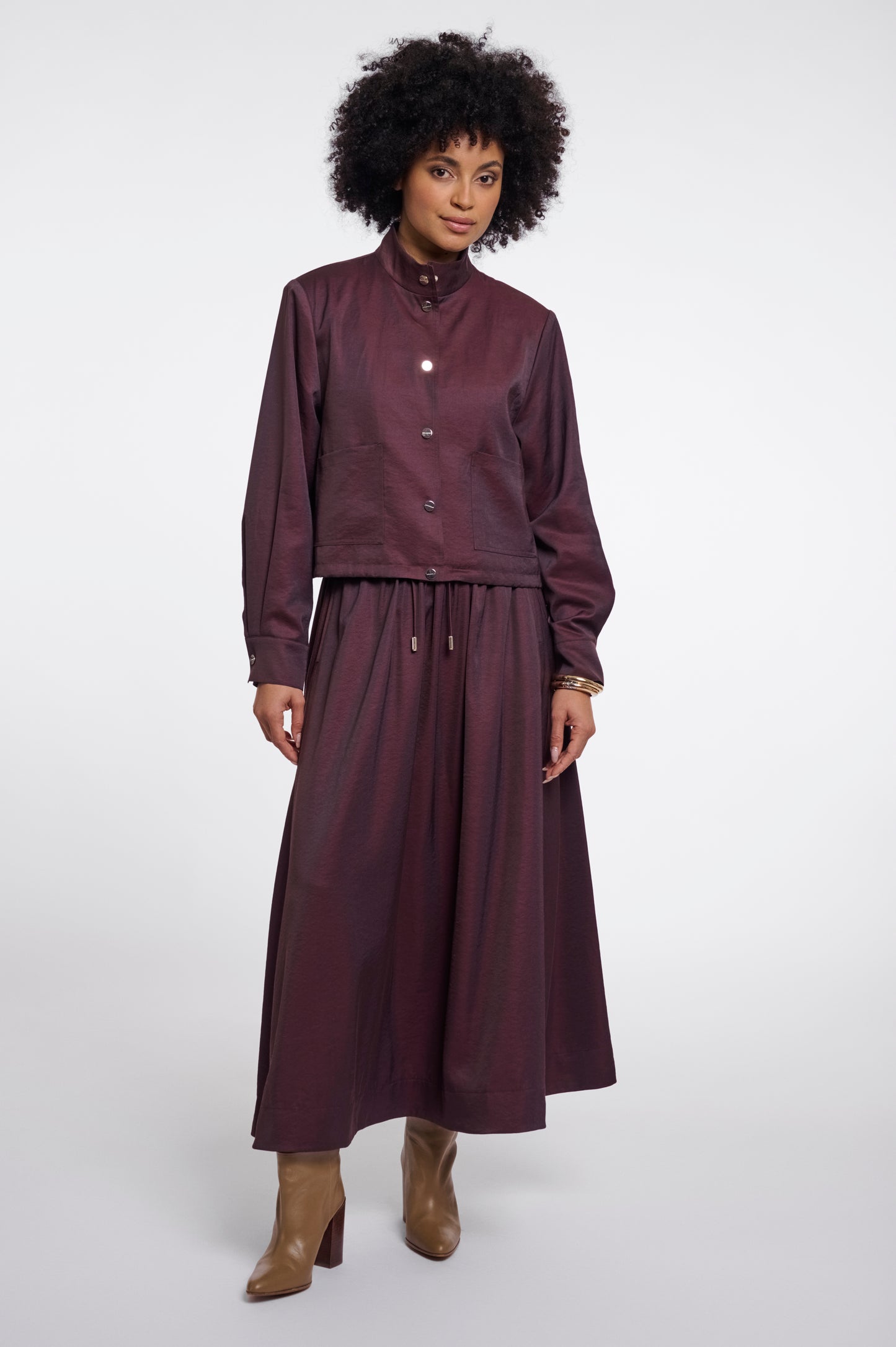 Rok Rino&Pelle Lian midi - Fudge cloak