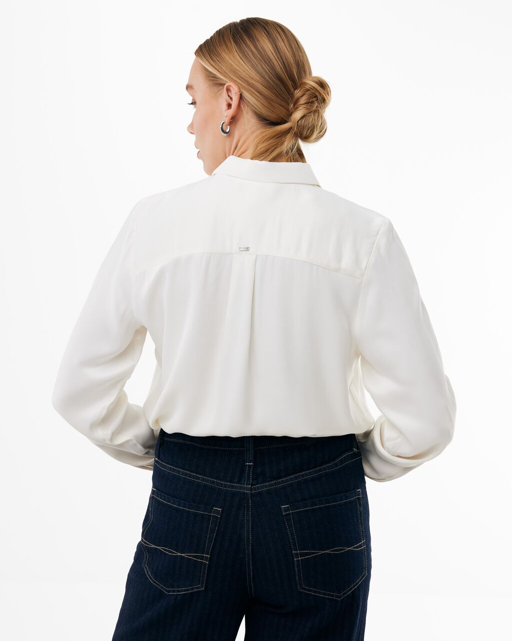 Satin blouse Mexx Chamomile - Off white