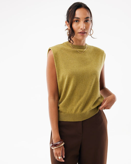 Knitted top Mexx Senna - Spicy green