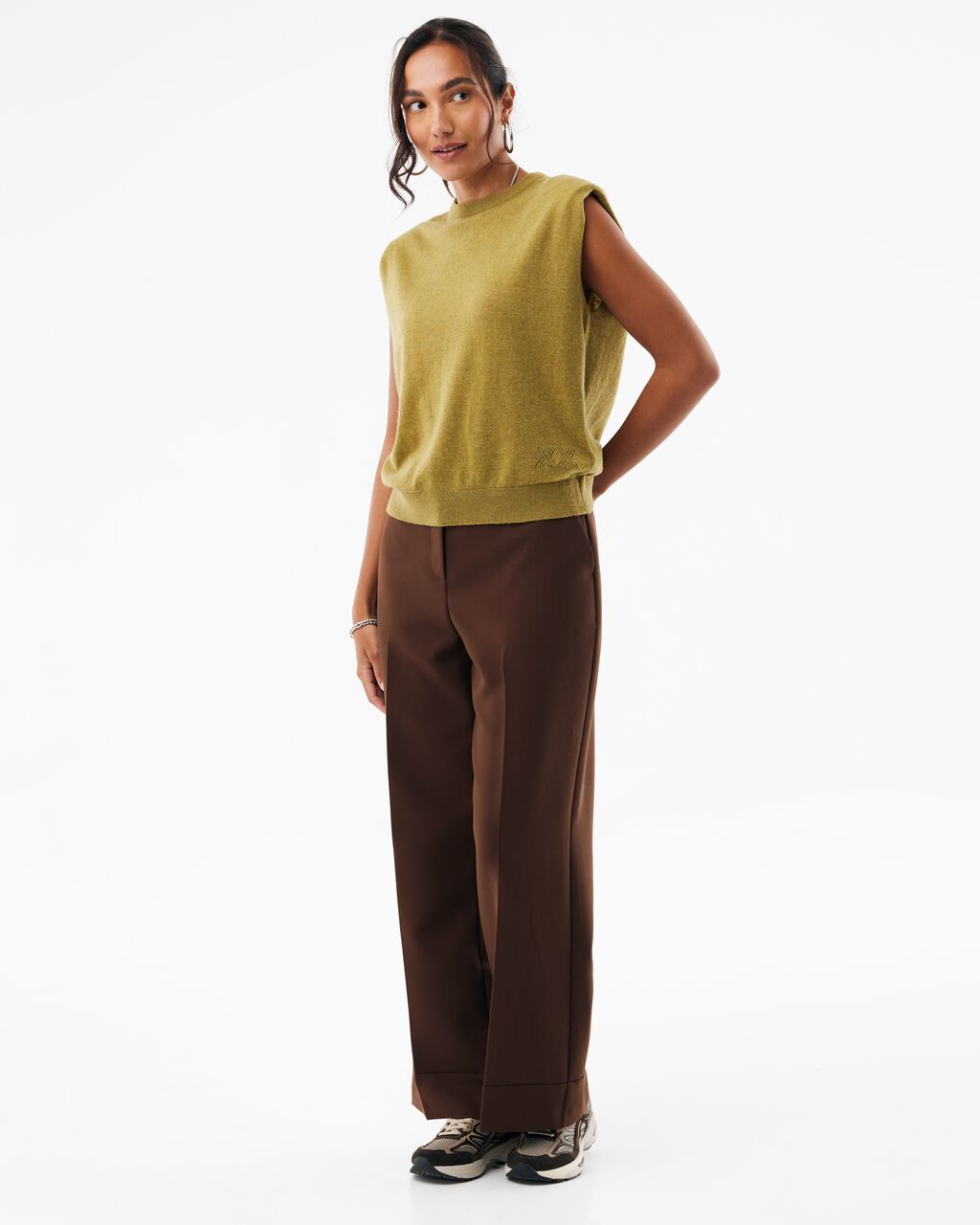 Knitted top Mexx Senna - Spicy green