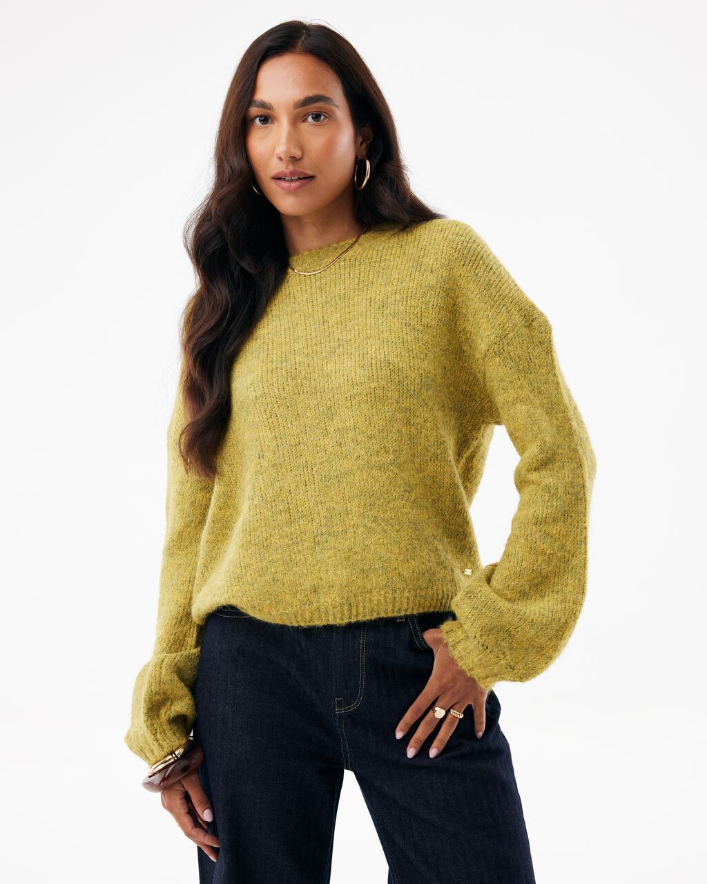 Trui Mexx Aspen knitted sweater - Fresh green