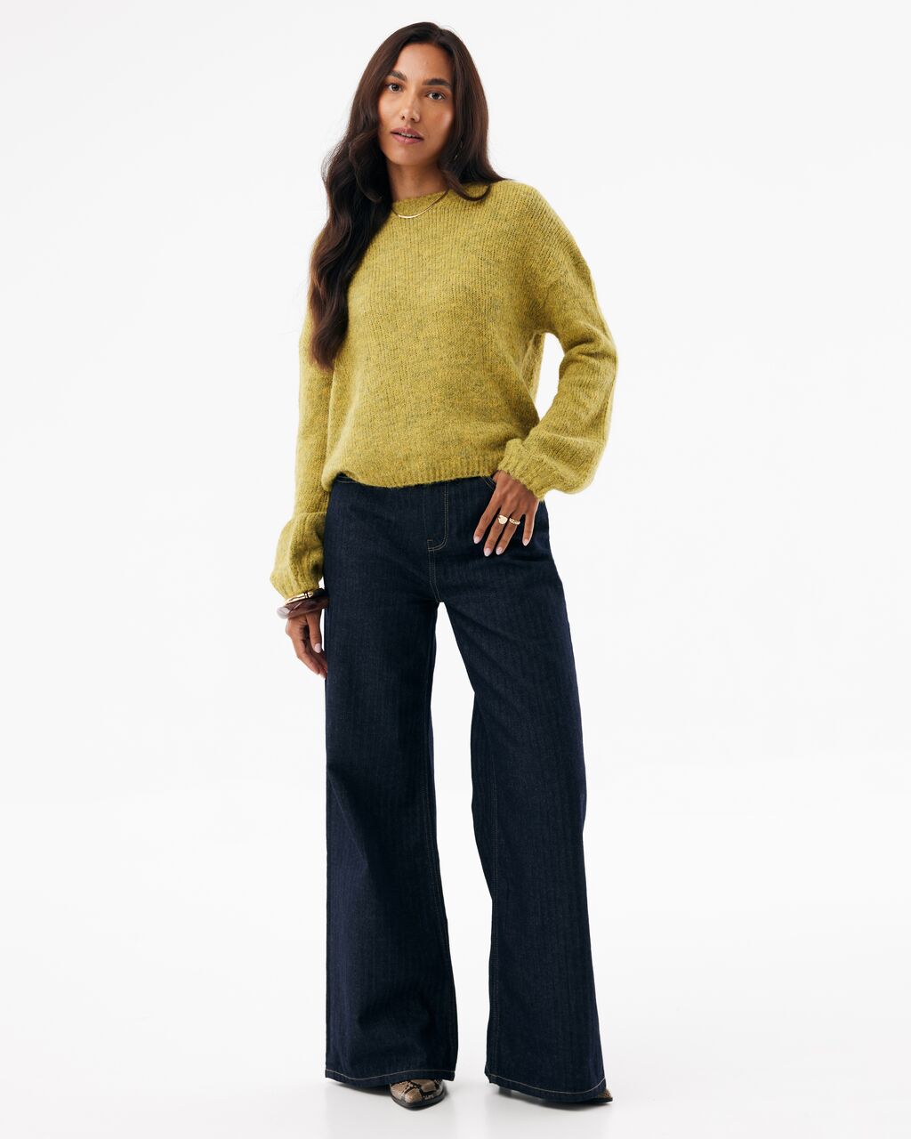Trui Mexx Aspen knitted sweater - Fresh green