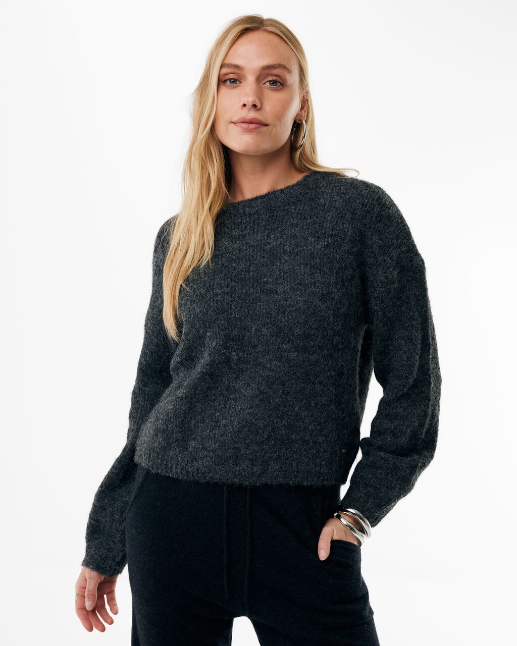 Trui Mexx Aspen knitted sweater - Grey