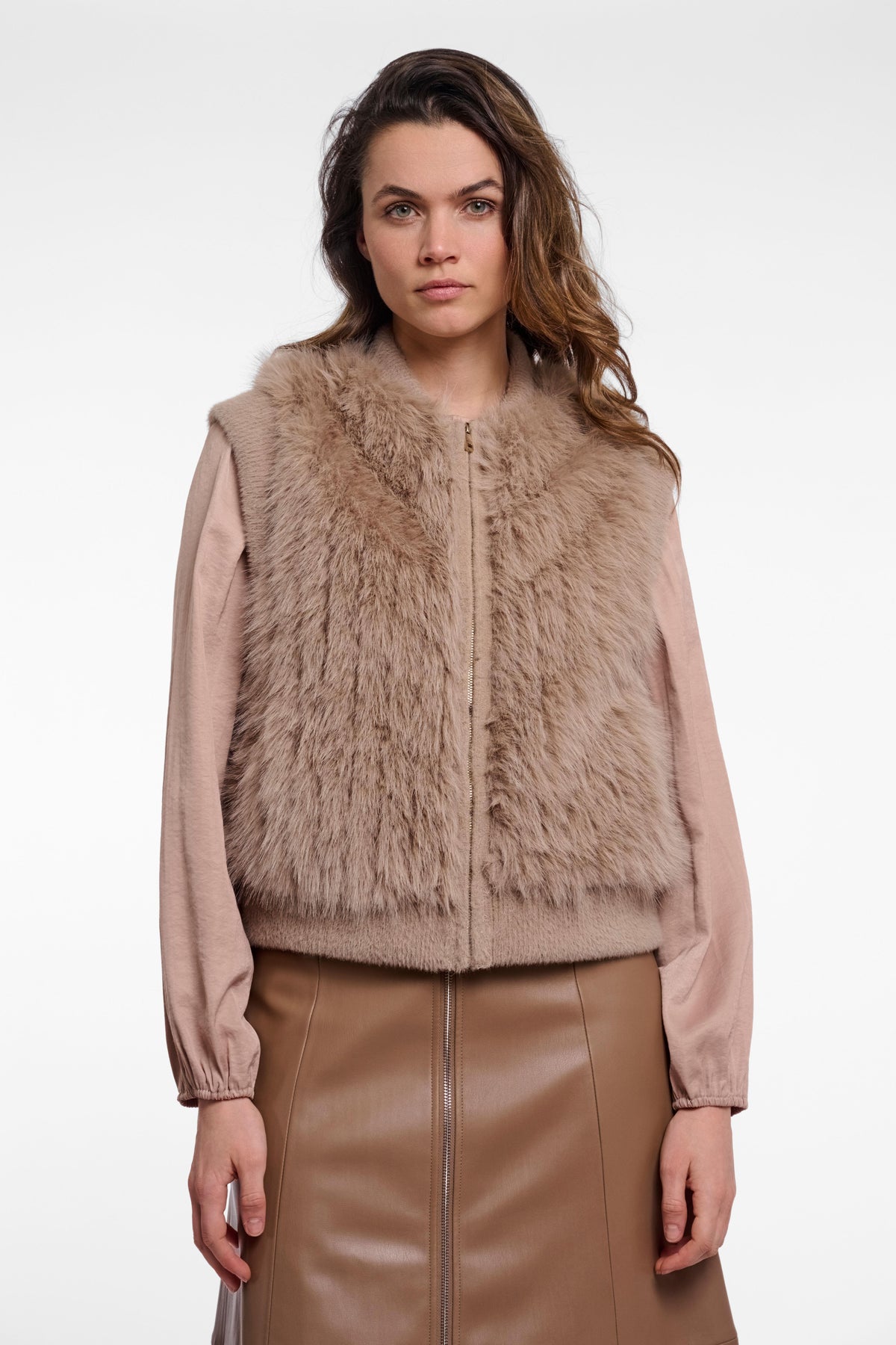 Waistcoat Rino&Pelle Oz - Oat