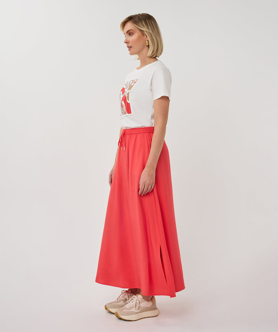 T-Shirt Esqualo 'Paris' - Off white/red