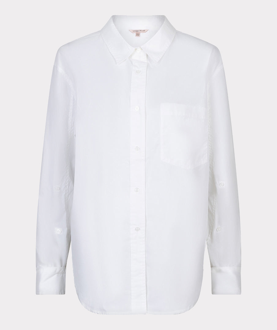 Blouse Esqualo blouse long cotton poplin