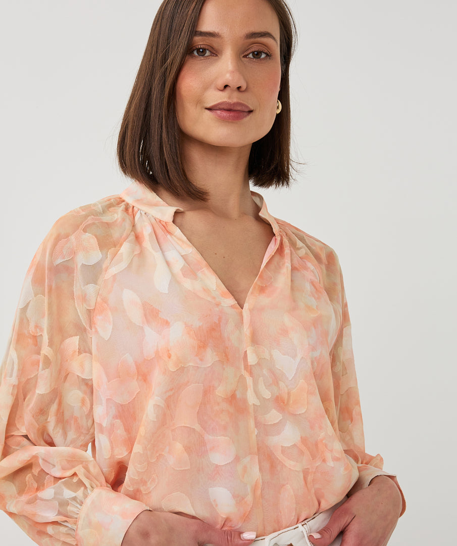 Blouse Esqualo blouse raglan divine watercolor