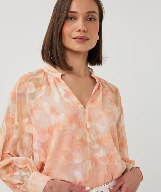 Blouse Esqualo blouse raglan divine watercolor