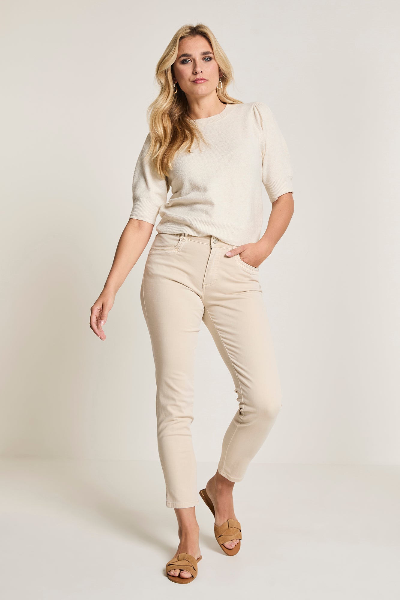 Broek Para Mi Amber split sand L28