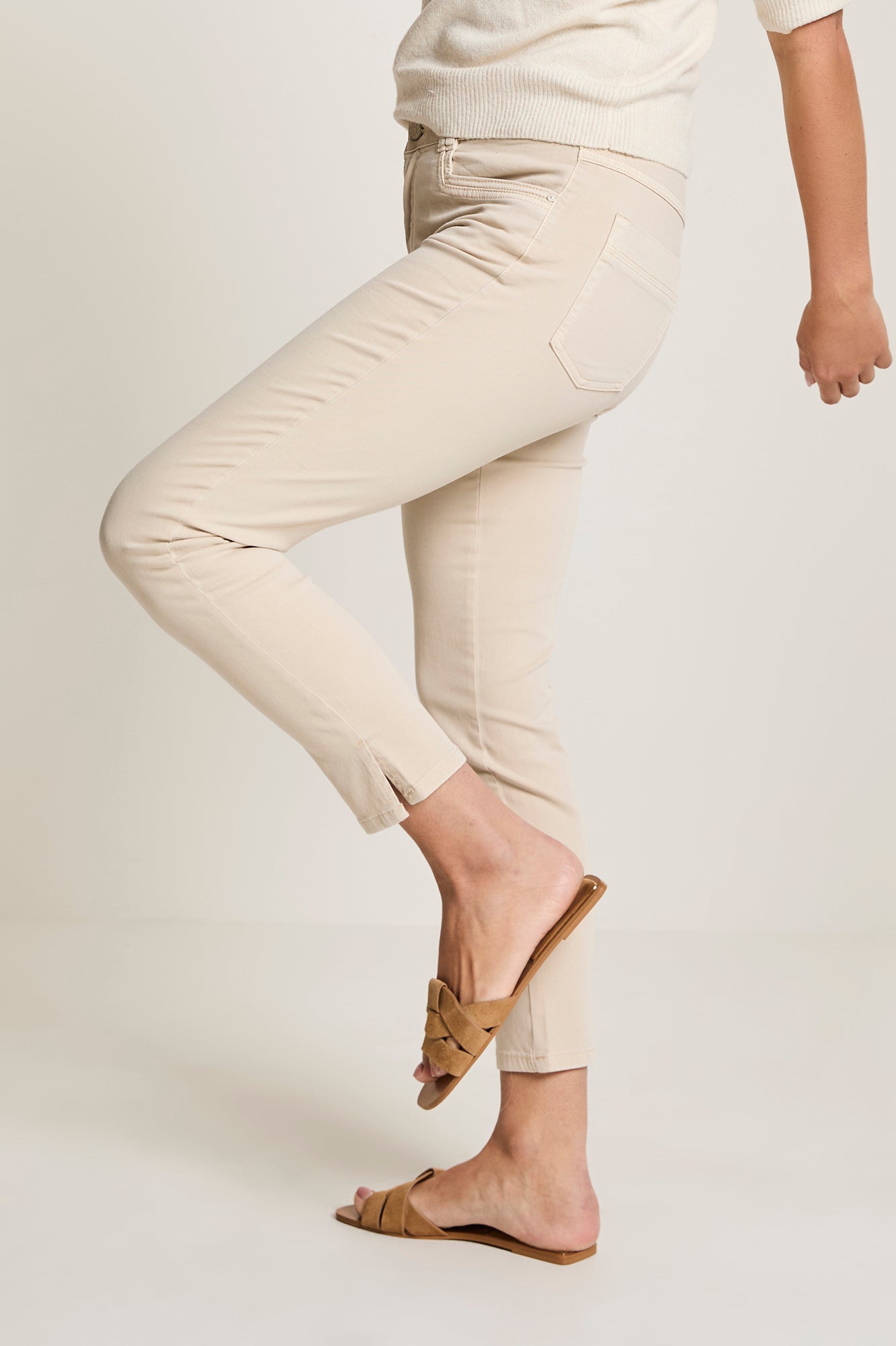 Broek Para Mi Amber split sand L28