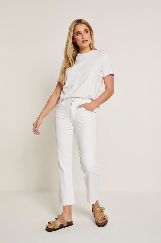 Broek Para Mi Mila (mini flare) - White
