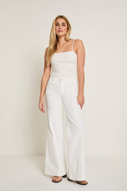 Broek Para Mi Scotty color denim - White