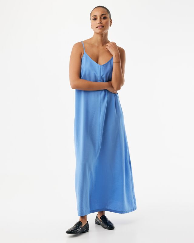 Jurk Mexx hammered slip dress - Bright blue