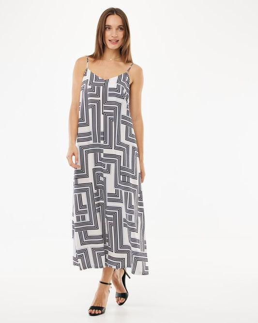 Jurk Mexx slip dress - Geo print