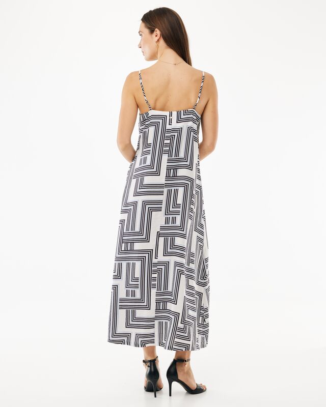 Jurk Mexx slip dress - Geo print