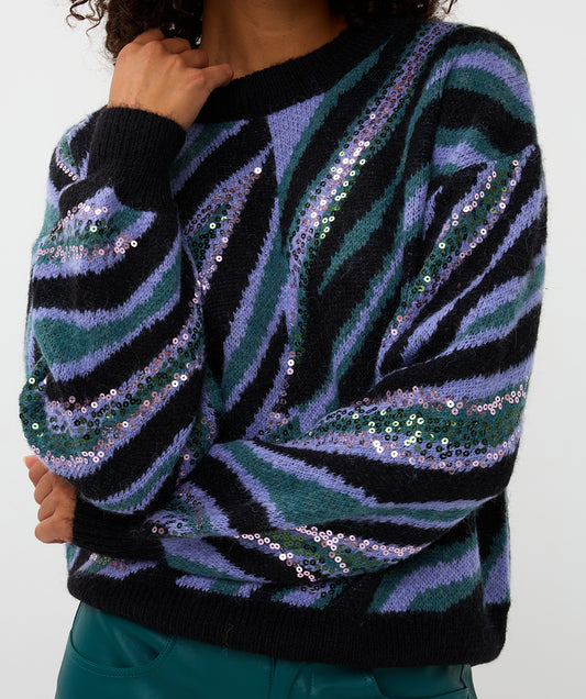 Trui Esqualo zebra - Multi colour