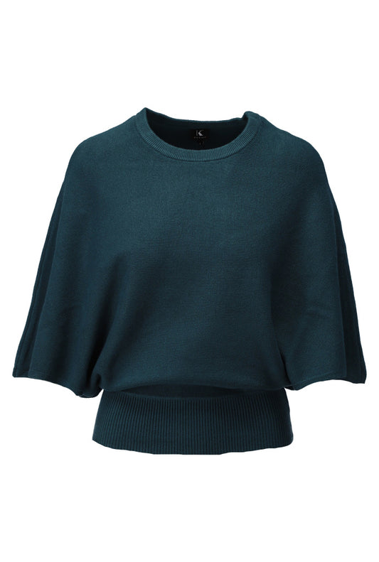 Pull K-Design B857 cape stijl - Deep Teal