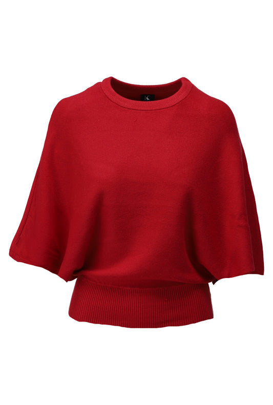 Pull K-Design B857 cape stijl - Rio red