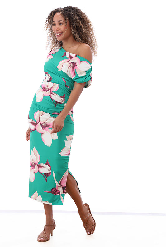 Jurk K-Design off shoulder jurk met design C100