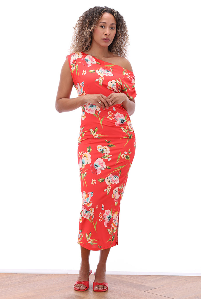 Jurk Kdesign Off shoulder jurk met design C200