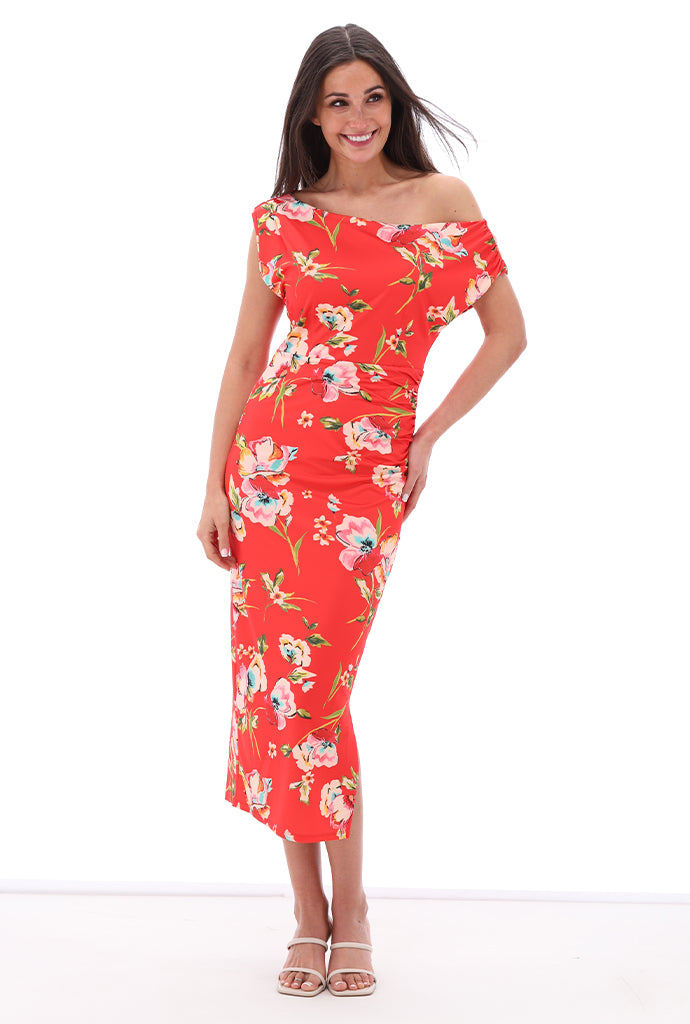 Jurk Kdesign Off shoulder jurk met design C200