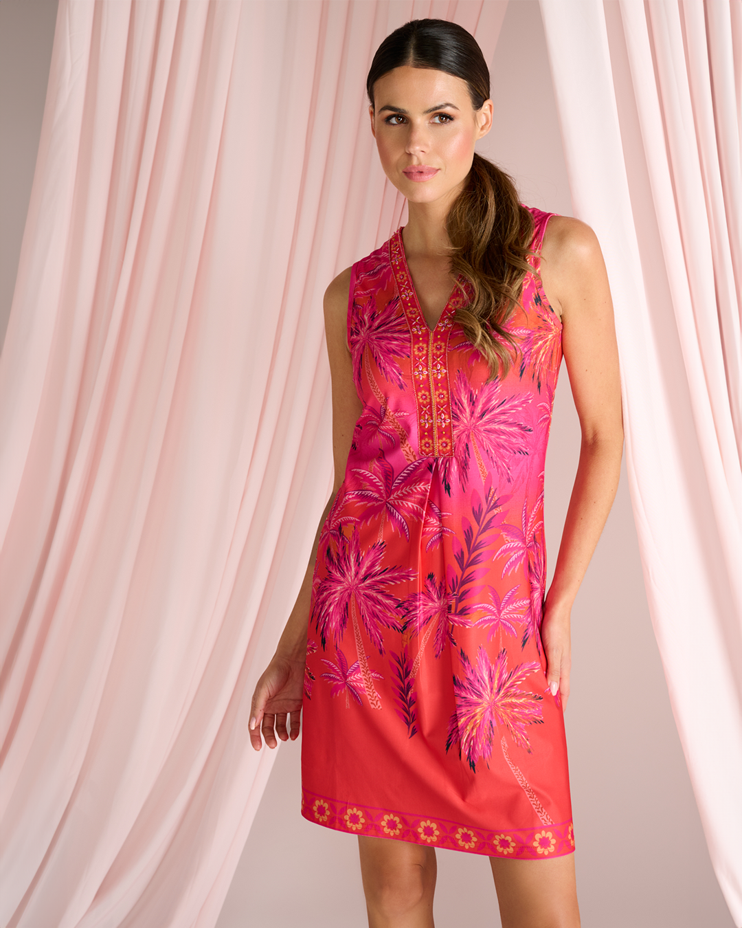 Jurk Kdesign mouwloze jurk met design