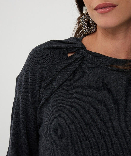 Trui Esqualo twist - Anthracite