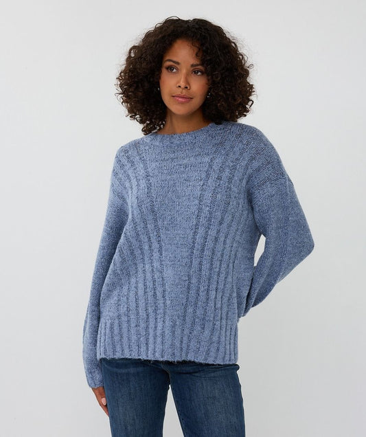 Trui Esqualo lurex - Blue