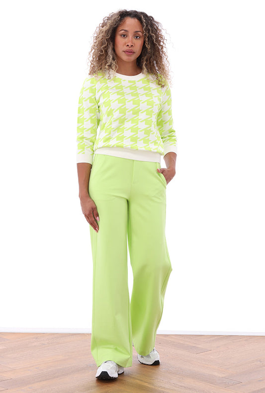 Trui Kdesign pull ronde hals pied de poule