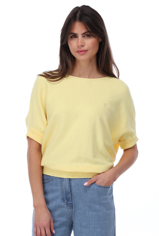 Trui Kdesign Pull met dolman sleeve lemon meringue